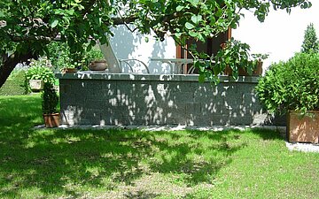 Granit Mauer Mauersteine Abdeckung grau 